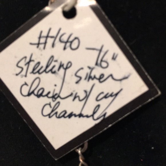 Iris Lane sterling silver gemstone dangle necklace - Picture 6 of 8